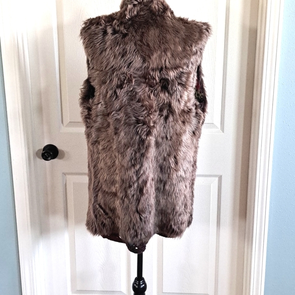 Crochet Pattern Granny Square Reversible Fur Patchwork Long Heavy Cardigan Coat - Picture 11 of 15